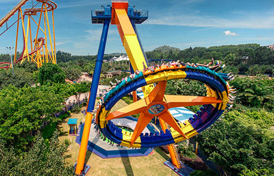 东莞好色先生黄色增压缸公司“广州长隆一日游”：超级大摆锤